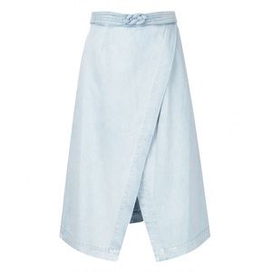 SEA NY Denim Wrap Skirt - make an offer!